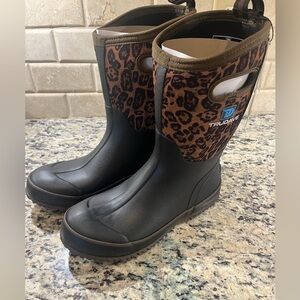 Women's Leopard Print Winter Boots